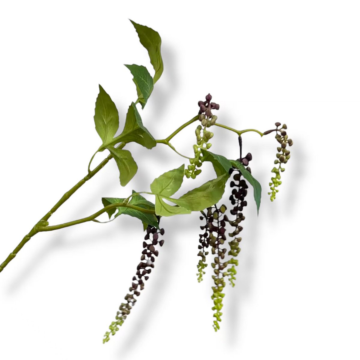Phytolacca americana deep purple -04 | Artificial silk flower | Length 65cm 1 pc