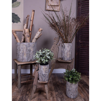 Plantenstandaard rendier 69 cm bruin hout