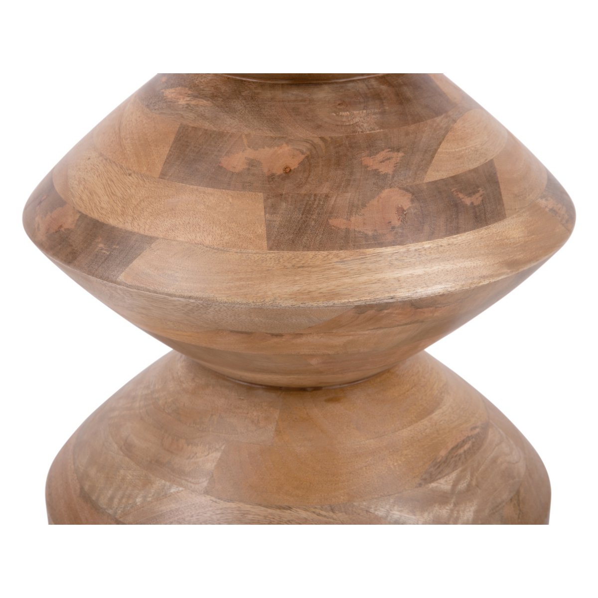 Bijzettafel hout 35x46 cm beige