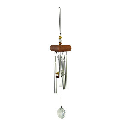 Windgong beukenhout metaal 27 cm