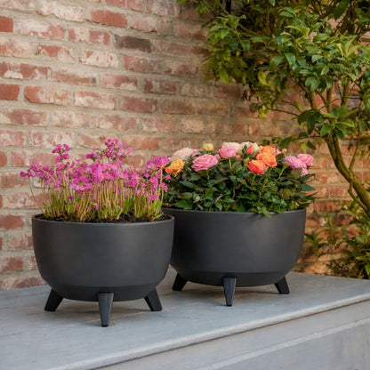 Outdoor Planter Doppio Anthracite
