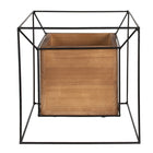 Plant Stand 26x26x26cm Black Iron Flower Pot