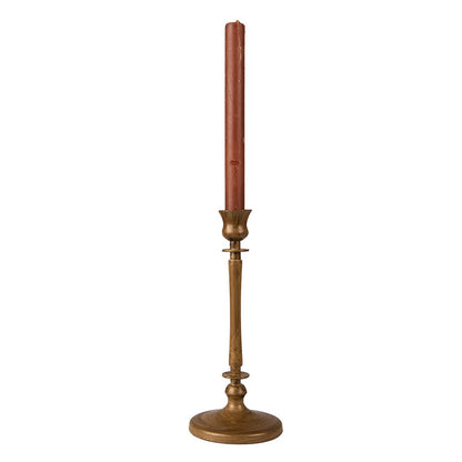 Candlestick 24 cm Gold-colored iron Candle holder