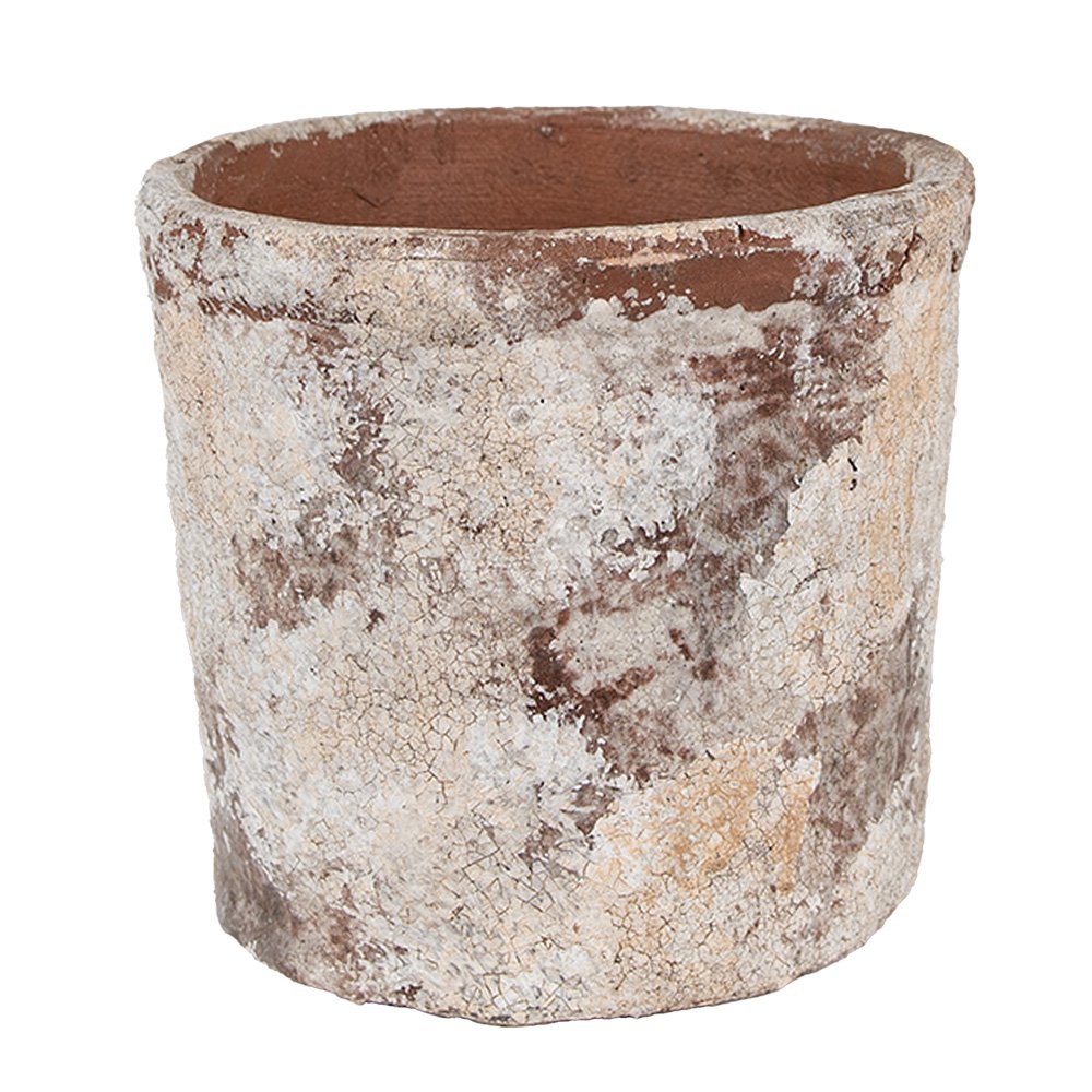 Bloempot Ø 18x15 cm terracotta beige