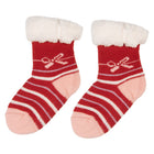 Babysokken rood-wit synthetisch 0-24 maanden
