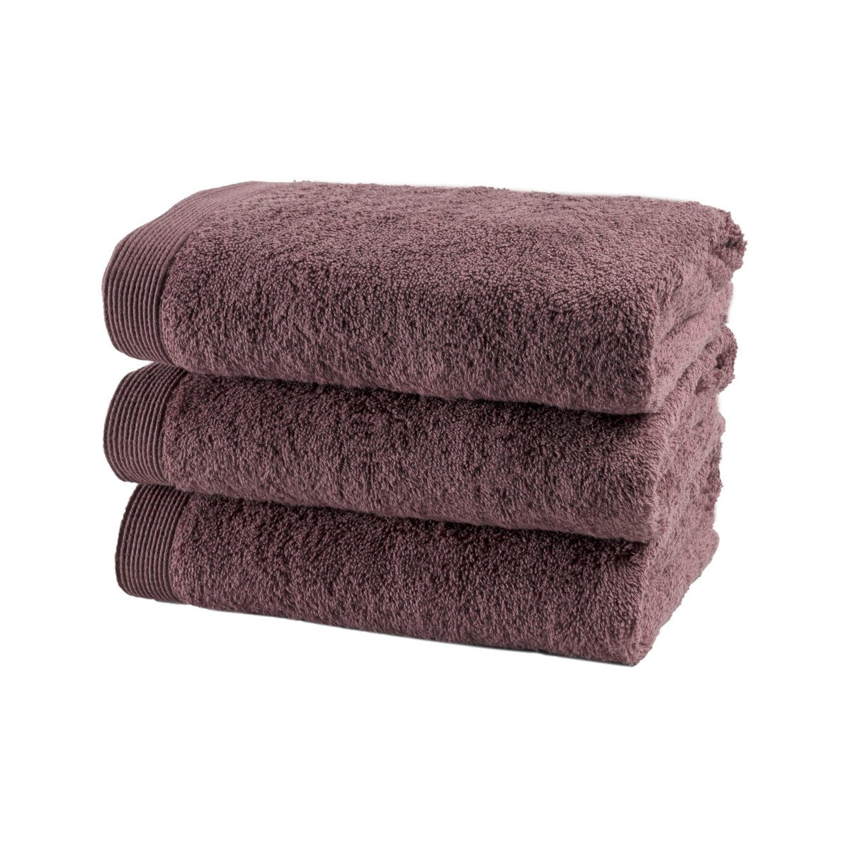 Handdoek 50x100 cm katoen paars