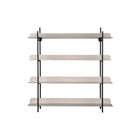 Wandrek 60x60 cm ijzer zwart