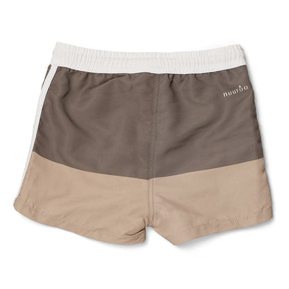 Zwemshorts kind groen bruin UV 50+