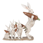 Decoration Figurine Rabbit 34x13x33 cm Beige Plastic