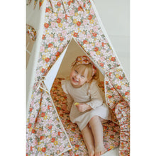 Teepee En Mat Set Green Garden Voor Kinderen Handgemaakt