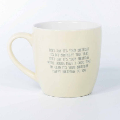 Mokkenset "Lyrical Mug" Verjaardag - Lennon & McCartney