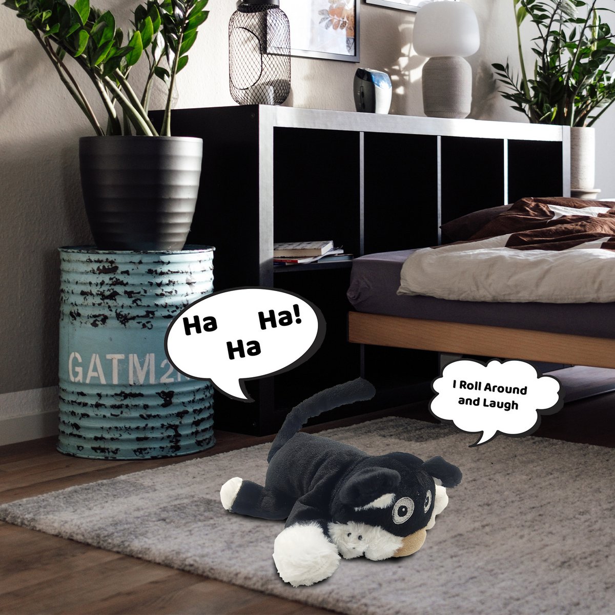 Mad Monkey Chuckle Buddie kat interactief