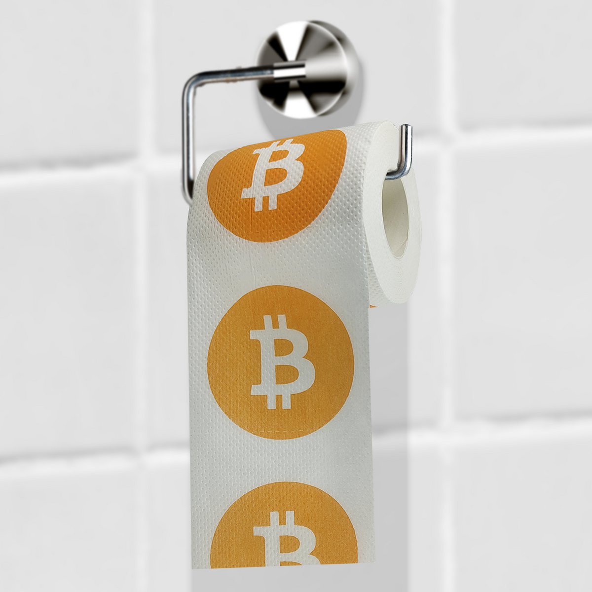 Bitcoin-designed toilet paper