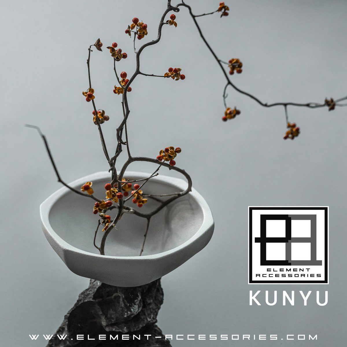 Kom in Moderne Aziatische Stijl Hoogwaardig Design KUNYU30WH