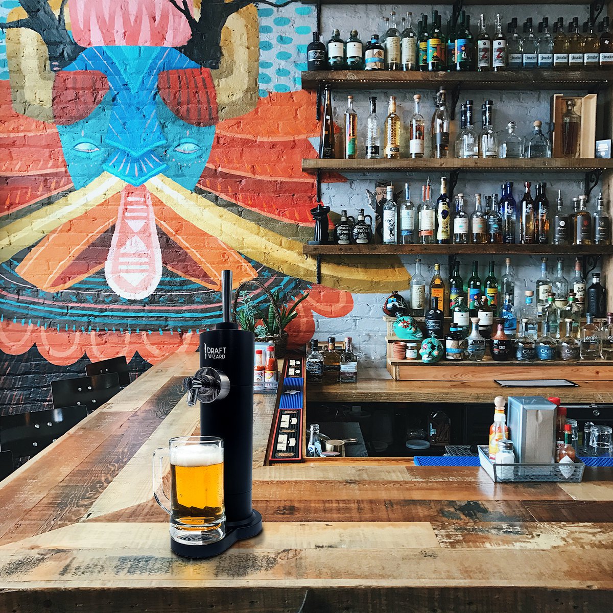 Bierschuimer voor blikjes zwart