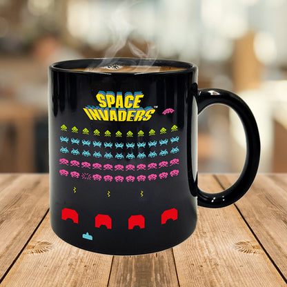 Space Invaders mok met kleurverandering