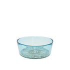 Kom glas turquoise blauw 15x15x6 cm