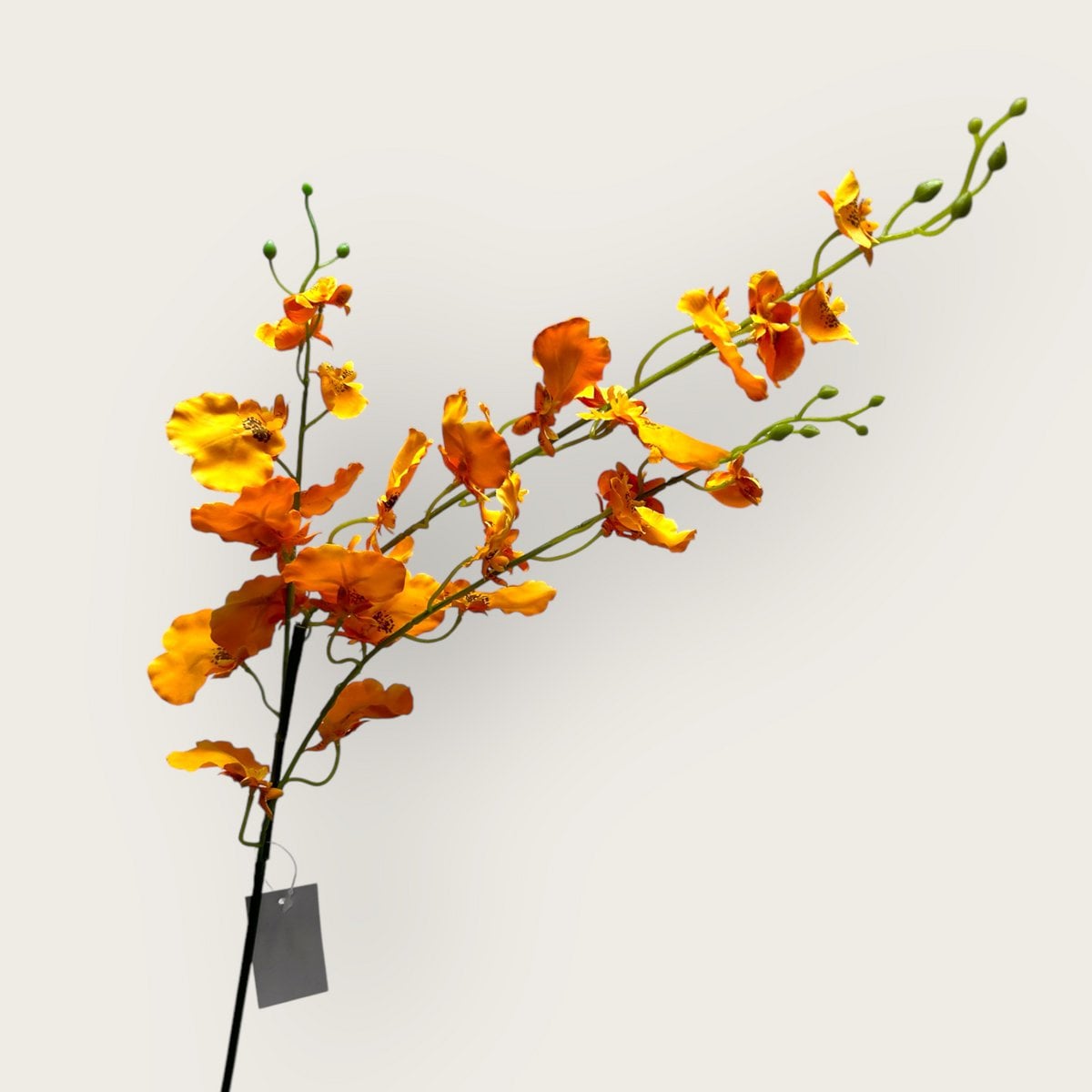 Kunstbloem Oncidium oranje 97 cm