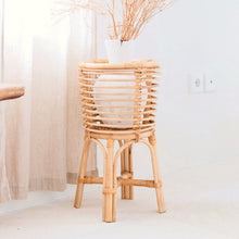 Plantenstandaard rotan rond potten tot 20 cm