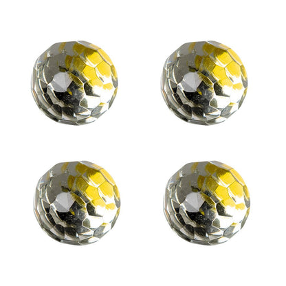 Deurknoppen set 4 stuks Ø 4 cm glas
