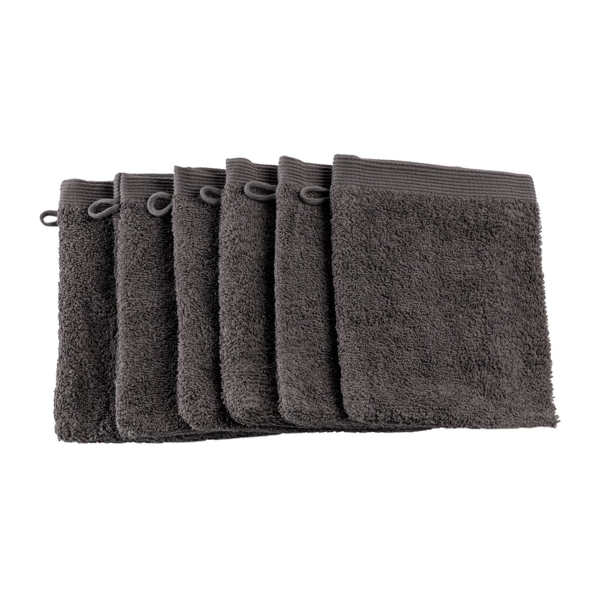 Como Wash Mitt Grey Charcoal