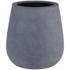 Plantenpot Vermont grey Ø44x46 cm fiberstone
