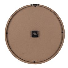 Wall Clock Ø 50 cm Black Gold Coloured MDF Wall Clock