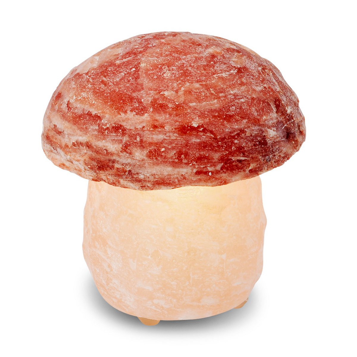 Himalaya Zoutlamp Paddestoel 16 Cm Hoog Handgemaakt