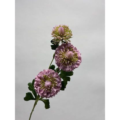 Kunstbloem Scabiosa 80 cm wit 2 stuks