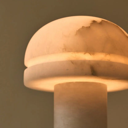 Albasten lamp 18 cm Ø 26 cm hoog