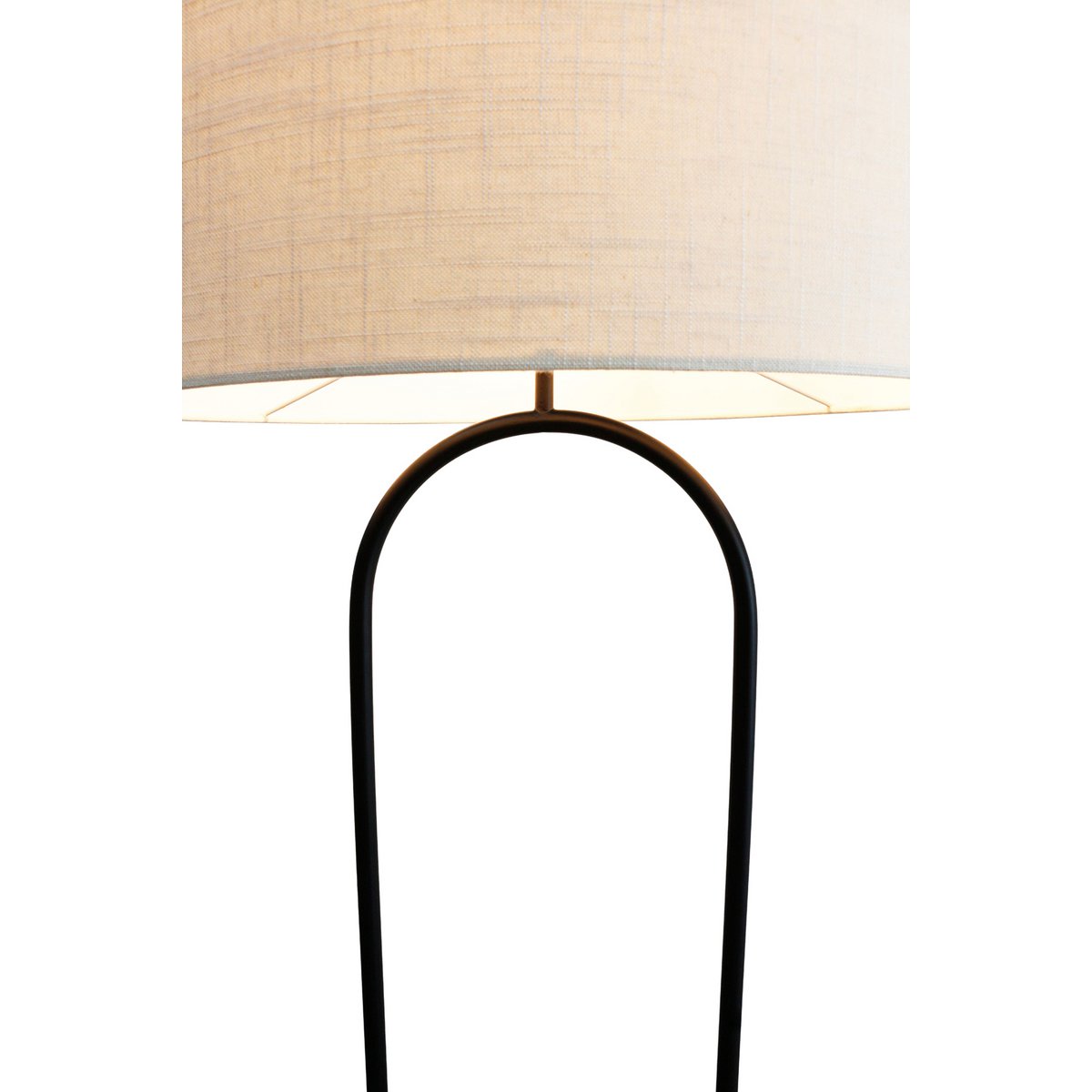 Vloerlamp drijfhout naturel/wit 155 cm met plantenmand