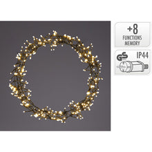 Ceruzo Kerstring Met Verlichting - 500 Led - Ø58 Cm - Warm Wit - 8 Lichtfuncties - Voor Binnen En Buiten