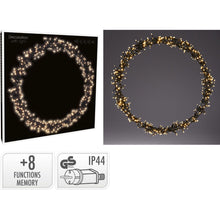 Ceruzo Kerstring Met Verlichting - 500 Led - Ø58 Cm - Warm Wit - 8 Lichtfuncties - Voor Binnen En Buiten