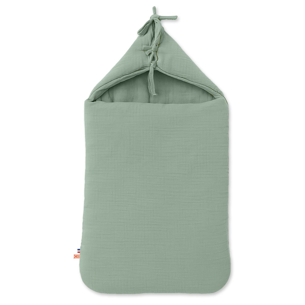 Babynest groen biologisch katoen