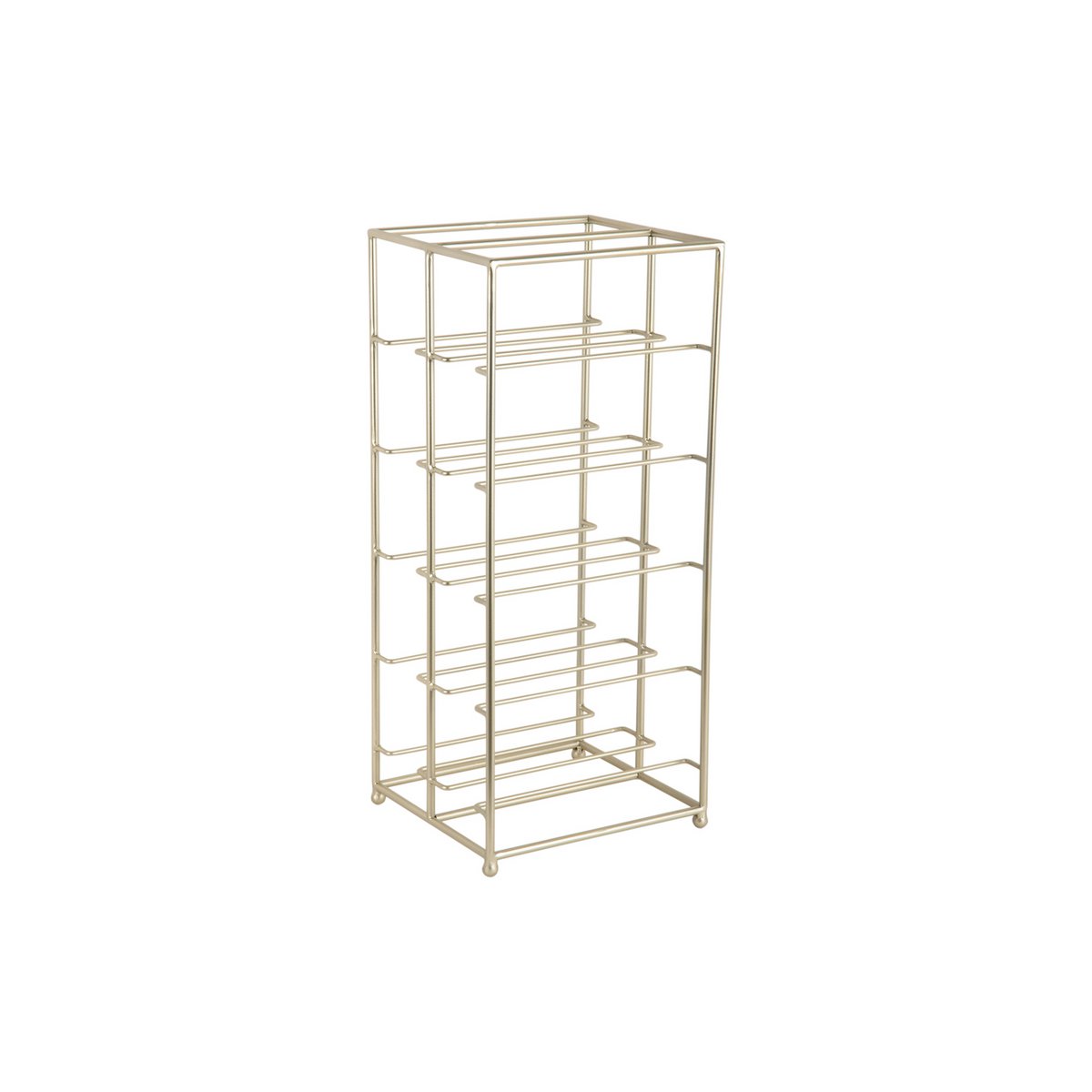 Wijnrek ijzer 57x25x25 cm goud