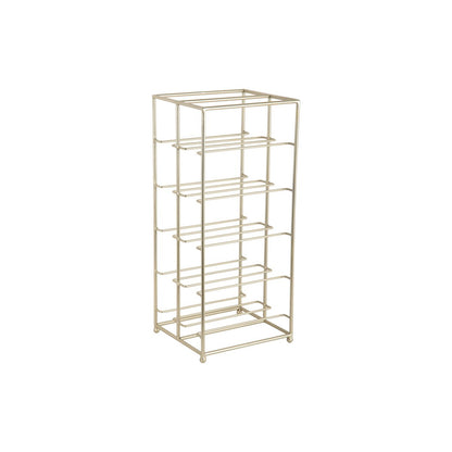 Wijnrek ijzer 57x25x25 cm goud