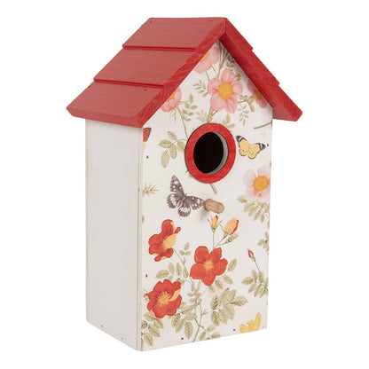 Vogelhuis 15x10x22 cm Wit Hout