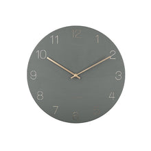 Wall clock charm engraved numerals