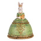 Jewelry Box Beige Green, Plastic 18x15x24 cm