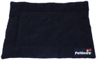 Hondenligmat 92x61x3 cm lamswol zwart