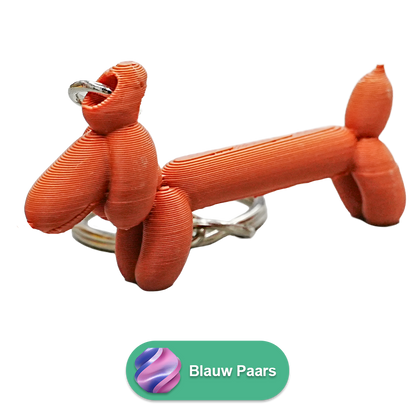 Sleutelhanger Wiener Ballon Hond