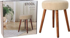 Trends4You Side Stool - Cream White - 45cm