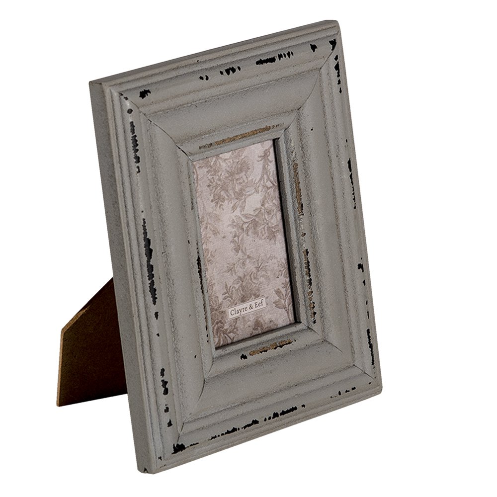 Photo Frame 5x7 cm Grey MDF Picture Frame