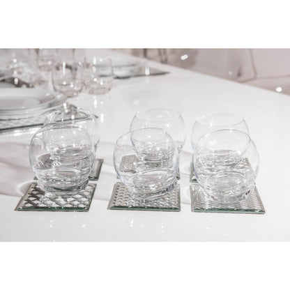 Whiskyglas 390 ml set van 6 transparant