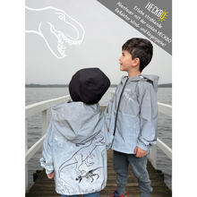 Kinder Reflector Regenjas Dinosaurussen Met Dinosaurusprint