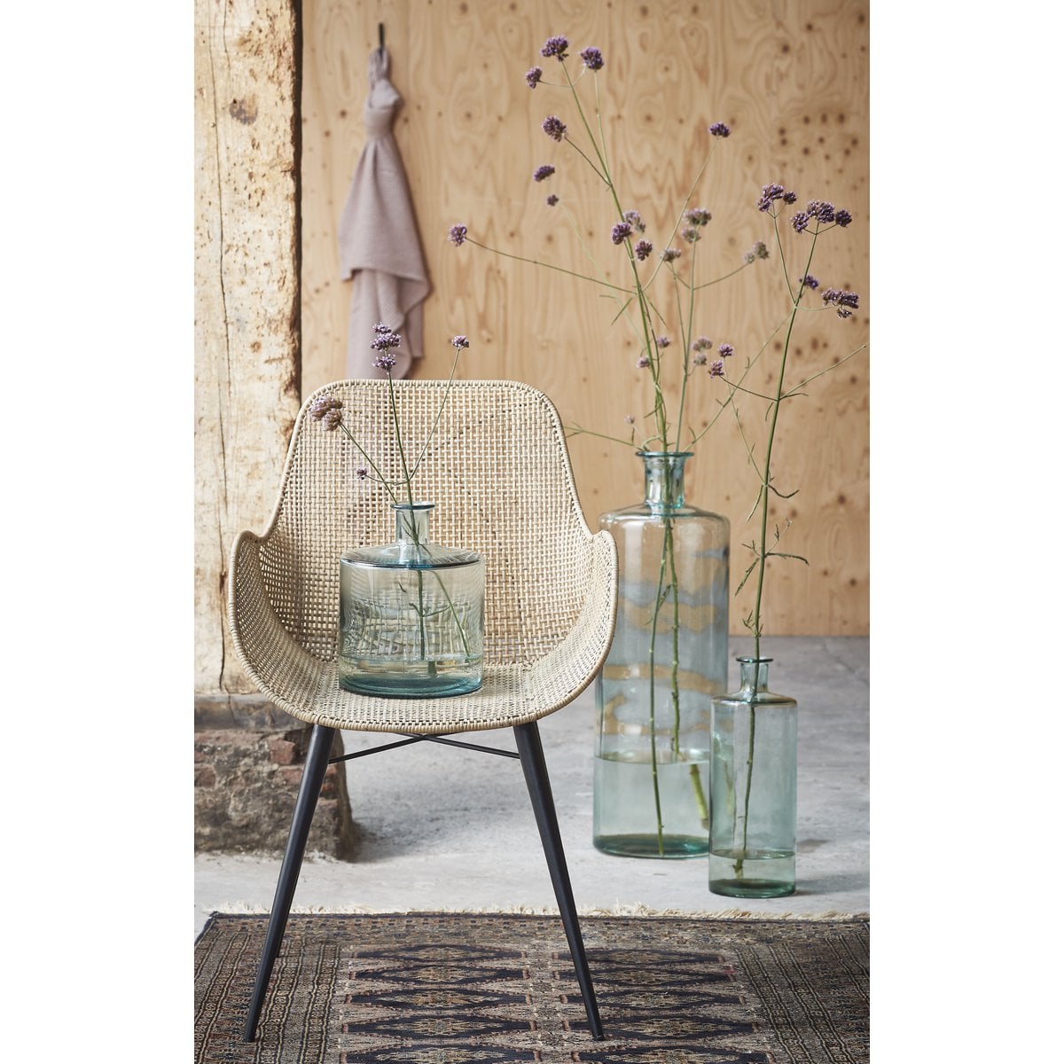 Vaas glas transparant 26x21 cm