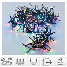 Clusterverlichting - 2016 Led - 14.5M - Multicolor