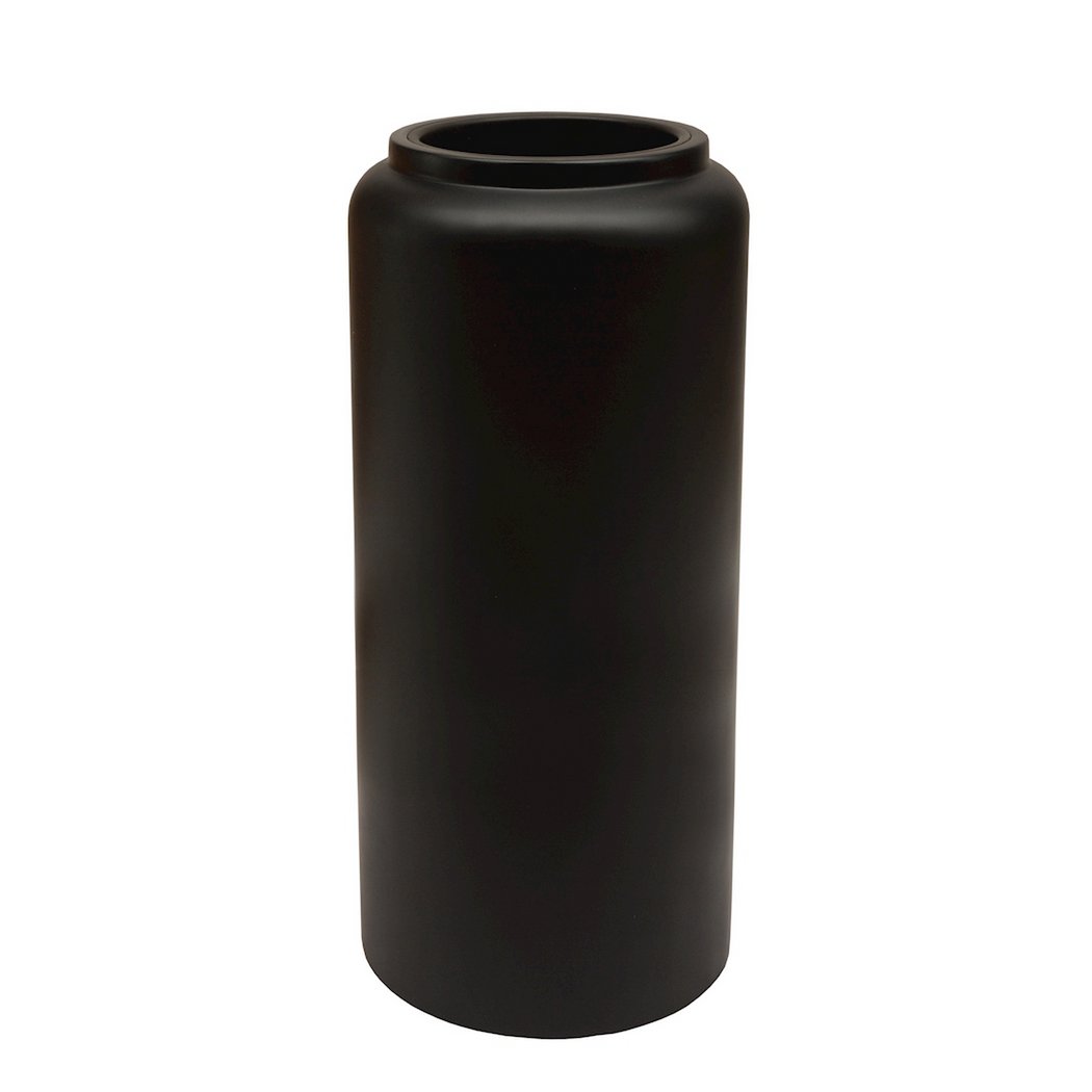 Plantenpot polyester Ø37x50 cm zwart