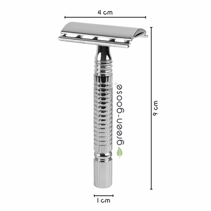 Scheerset safety razor vlindersluiting RVS