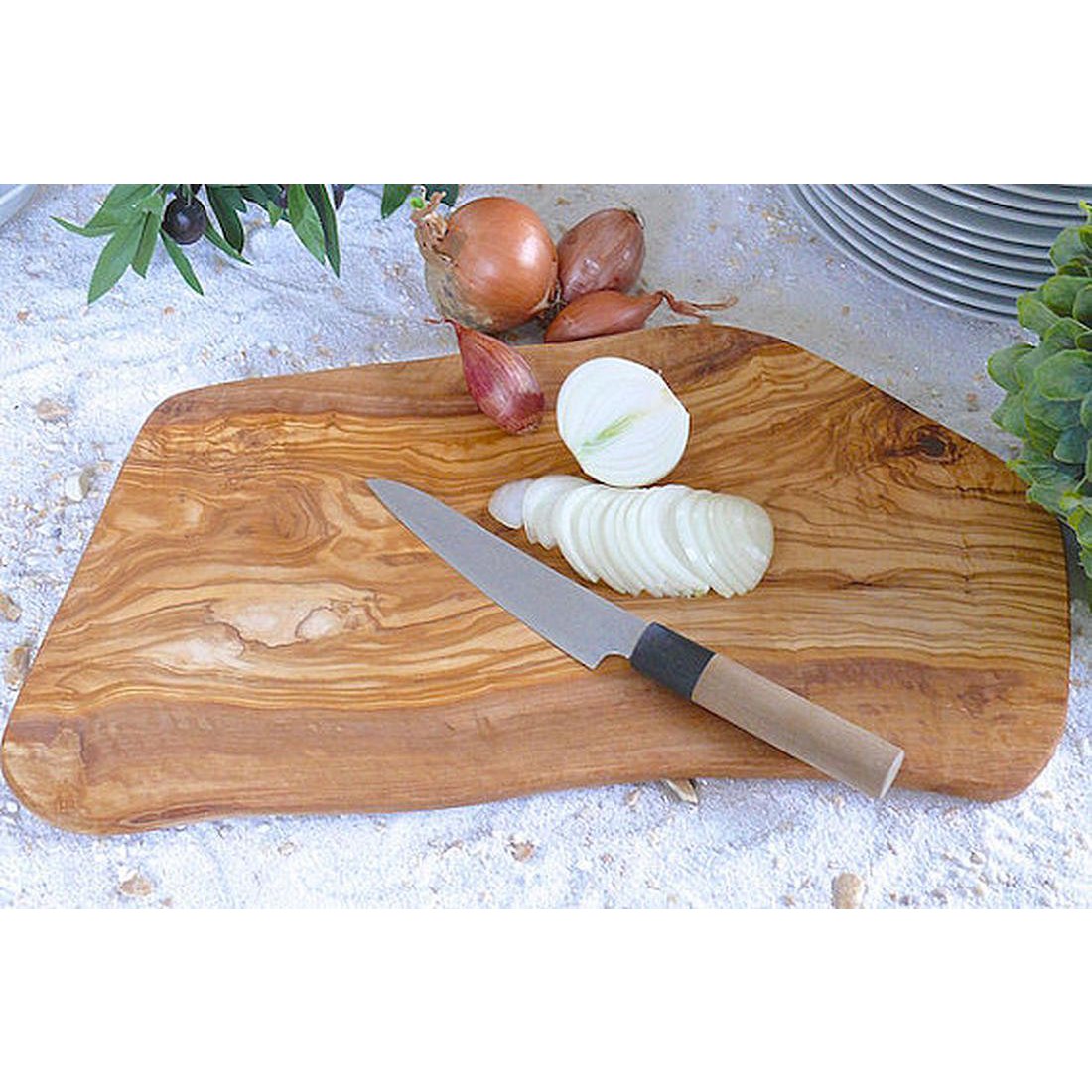 Snackplank 35-39 cm olijfhout